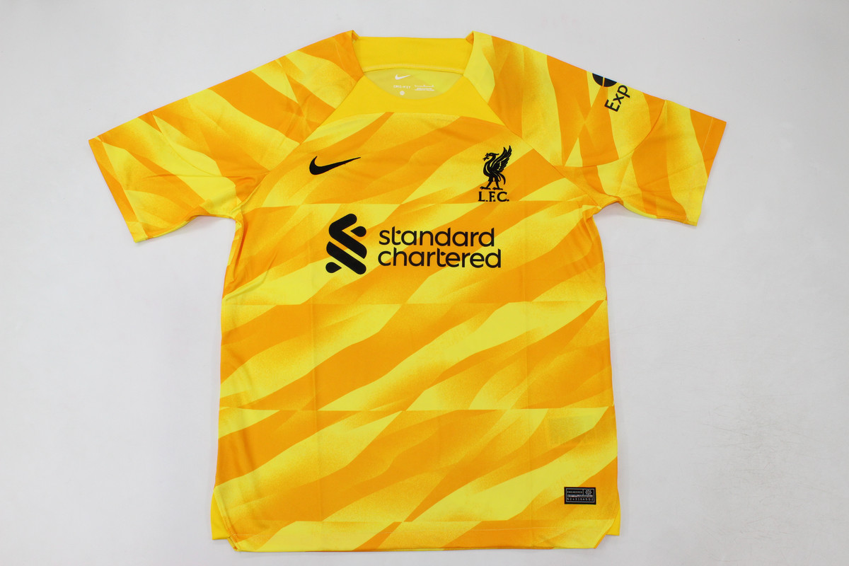 AAA Quality Liverpool 23/24 GK Yellow Soccer Jersey